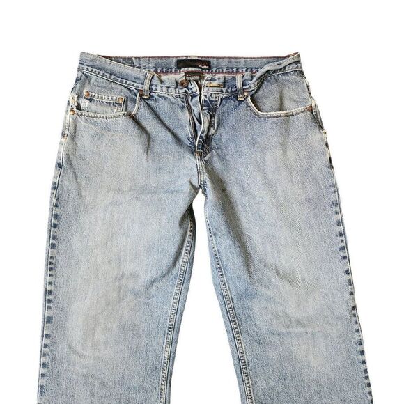 Vintage Y2K Anchor Blue Loose Fit Baggy Jeans Mens Size 36 x 32 Blue Skate - Picture 5 of 7